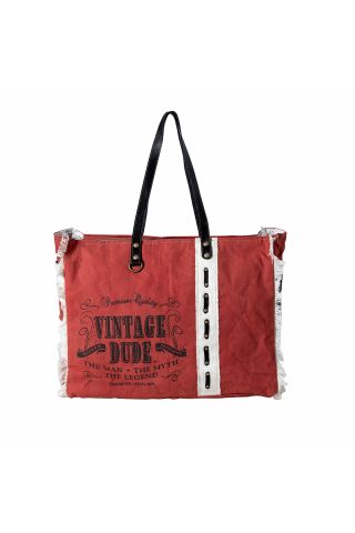 Western Vintage Weekender Bag