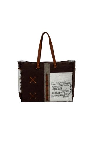 Graded Cotton Farmland Weekender Bag