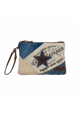 Blue Star Key Pouch