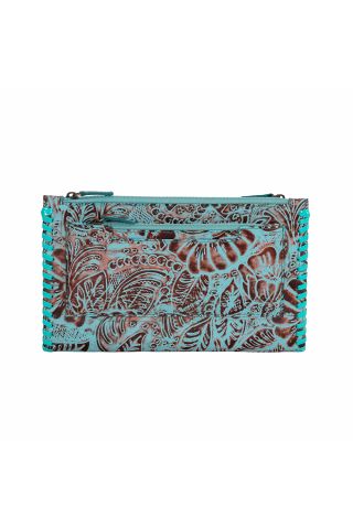 Delilah Creek Hand-tooled Stitched Wallet