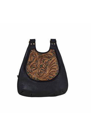 Minah Vista Hand-Tooled Bag