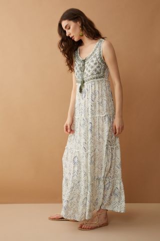 Stella Accent Embroidered Dress