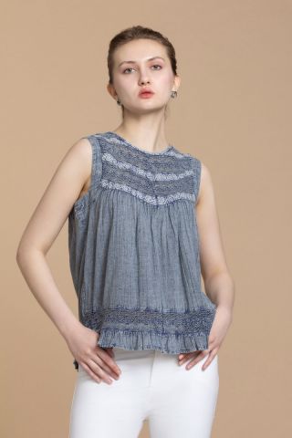 Bohera Cambry Dee Washed Top