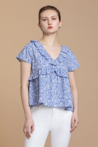 Bohera Ellianna Ruffled Top