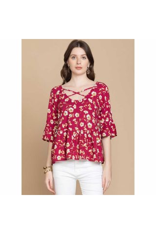 Bethany Floral Top