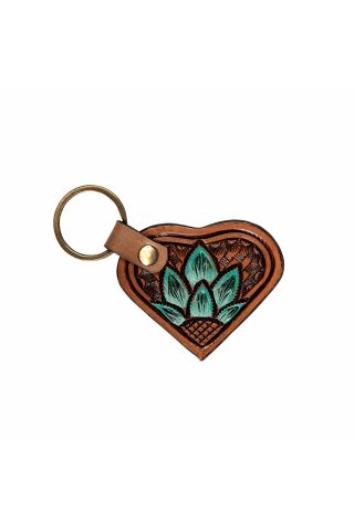 Desert Agave Heart Key Fob