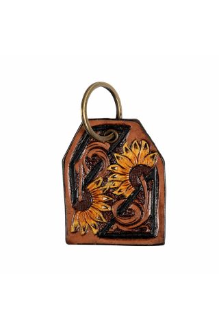 Prairie Sunflowers Rising Key Fob