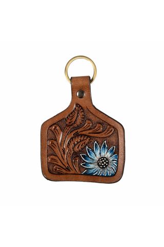 Moonflower Sunflower Key Fob