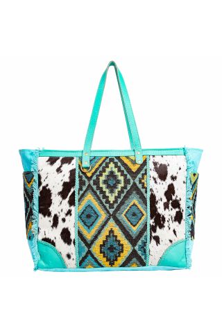 Tonga Ridge Weekender Bag in Turquoise