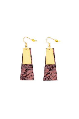 Mona Earrings in Burgundy