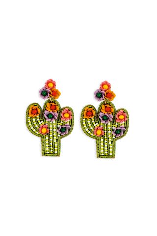 Cactus in Bloom Earrings