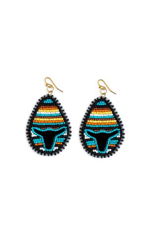 Bison Head Mesa Earrings