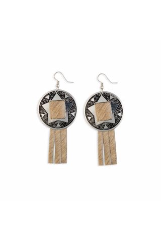 Guide Star Medallion Earrings