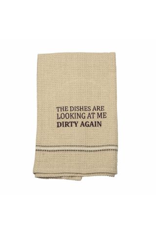 DIRTY AGAIN DISH TOWEL "SET OF 2"