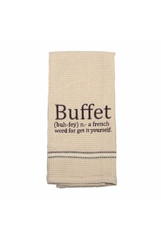 BUFFET DISH TOWEL "SET OF 2"