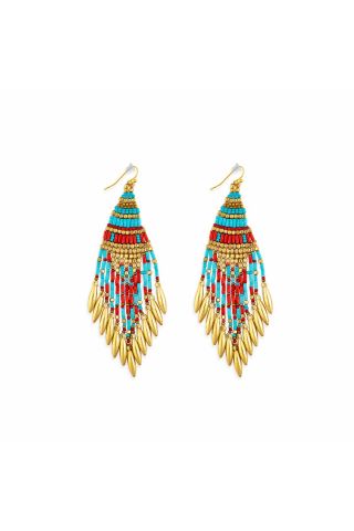 Dream Flow Beaded Earrings