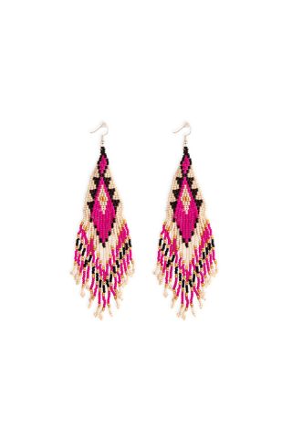 Leh-onaki Beaded Earrings