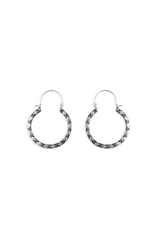 Colette Silver Hammered Earrings