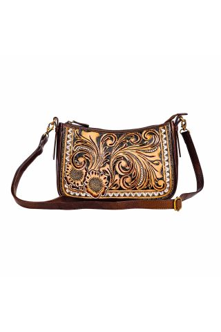 Whitley Way Hand-tooled Bag