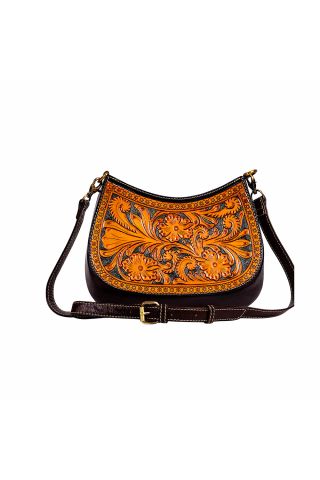 Daisy Hill Trail Hand-tooled Bag