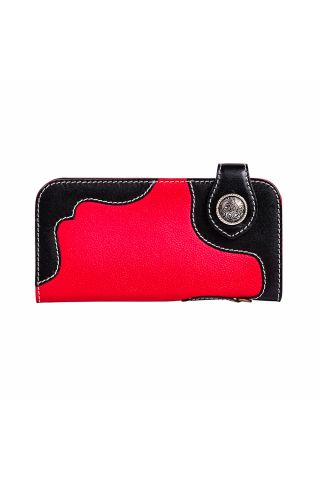 Elkerson Ridge Wallet In Black & Red