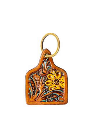 Donna Bella Hand-tooled Key Fob