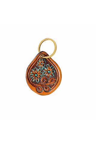 Terrianna Hand-tooled Key Fob