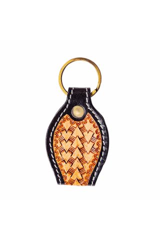 Pines Hand-tooled Key Fob