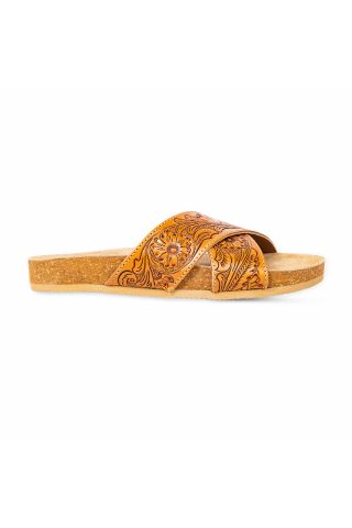 Gracie Hand-tooled Sandals