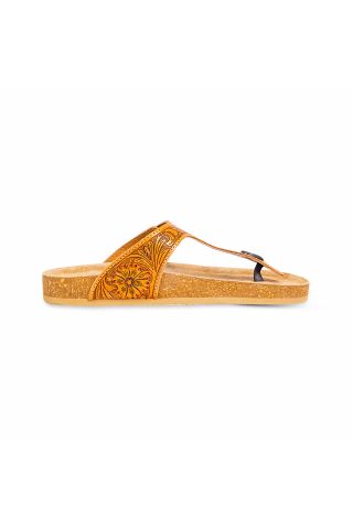 Rosie Trail Hand-tooled Sandals