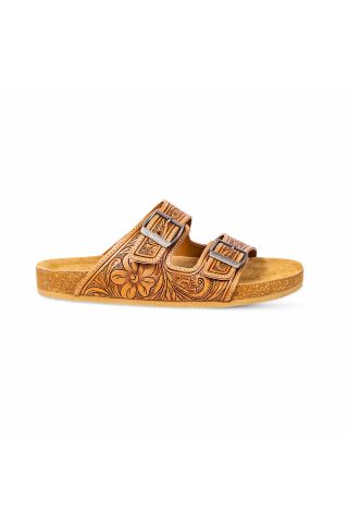 Darla Trail Hand-tooled Sandals