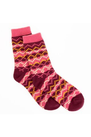 Winter Berry Patterned Socks