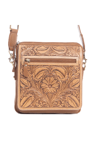 Breeze Wind Small Hand-Tooled Bag