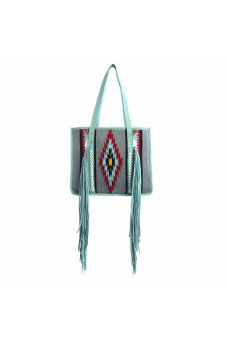 Wagon Trails Concealed-Carry bag in Turquoise