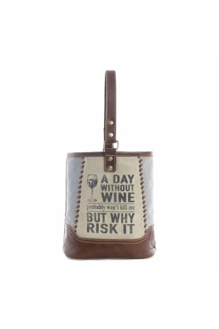 Why Risk It Double Wine Bag