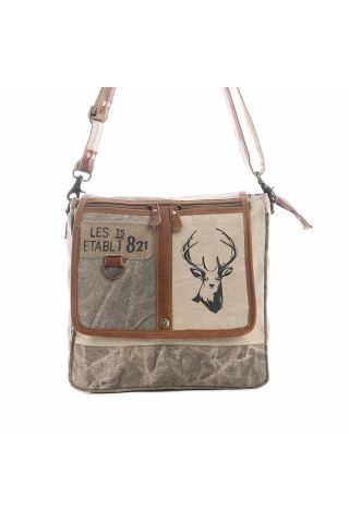 White Hart Deer Shoulder Bag