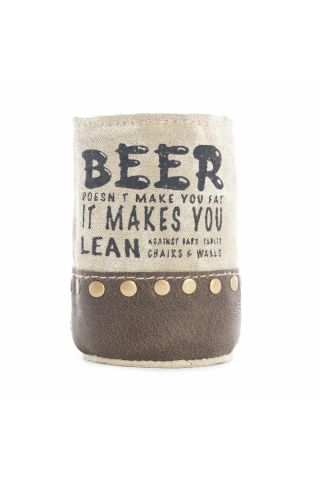 Makes You Lean Beer Can Holder