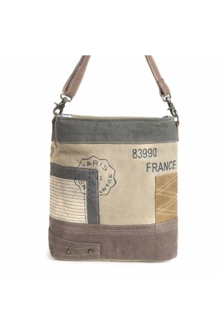 French Postmark Shoulder Bag