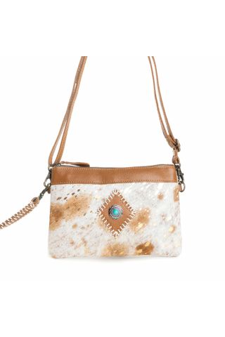 Eye of the Goddess Crossbody Bag in Caramel