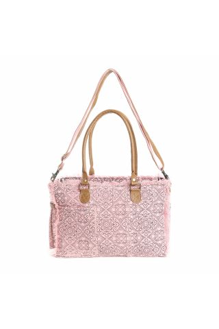 Triple Fork Ranch  Tote Bag in Rose