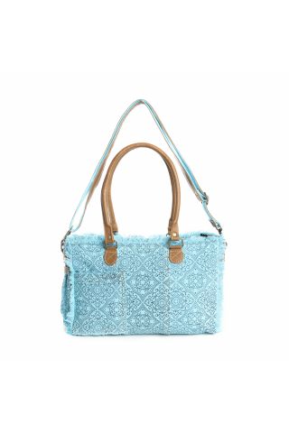 Triple Fork Ranch  Tote Bag in Turquoise