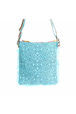 Triple Fork Ranch  Crosbbody Bag in Turquoise