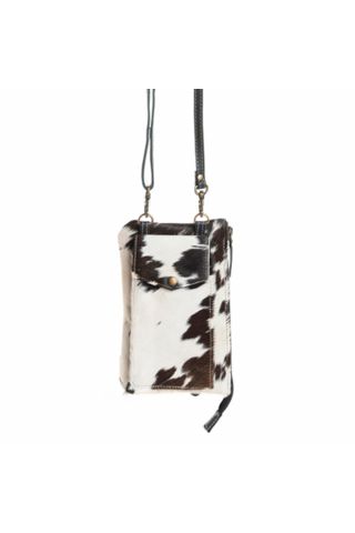 Wild Chic Phone Case Bag in Black & White