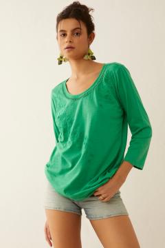 Glorydale Top in Green