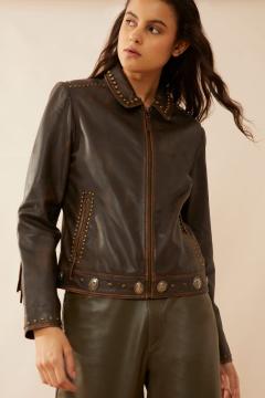 Harlow Fringed Leather Jacket