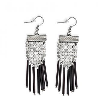 Shaman Mine Earrings in Black