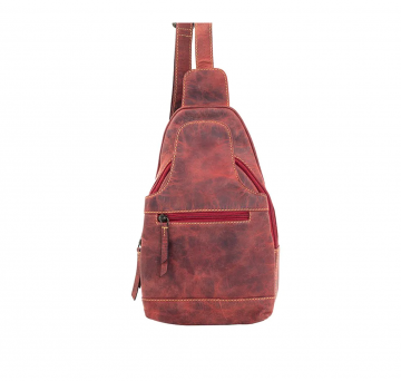 Western Fork Sling Bag in Red Russet