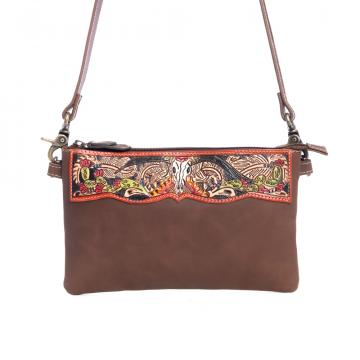 Dreamy Meadow Hand-Tooled Bag