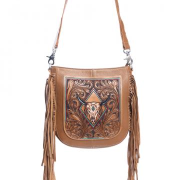 Spring Creek Hand-Tooled Bag