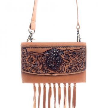 Alva Creek Hand-Tooled Bag